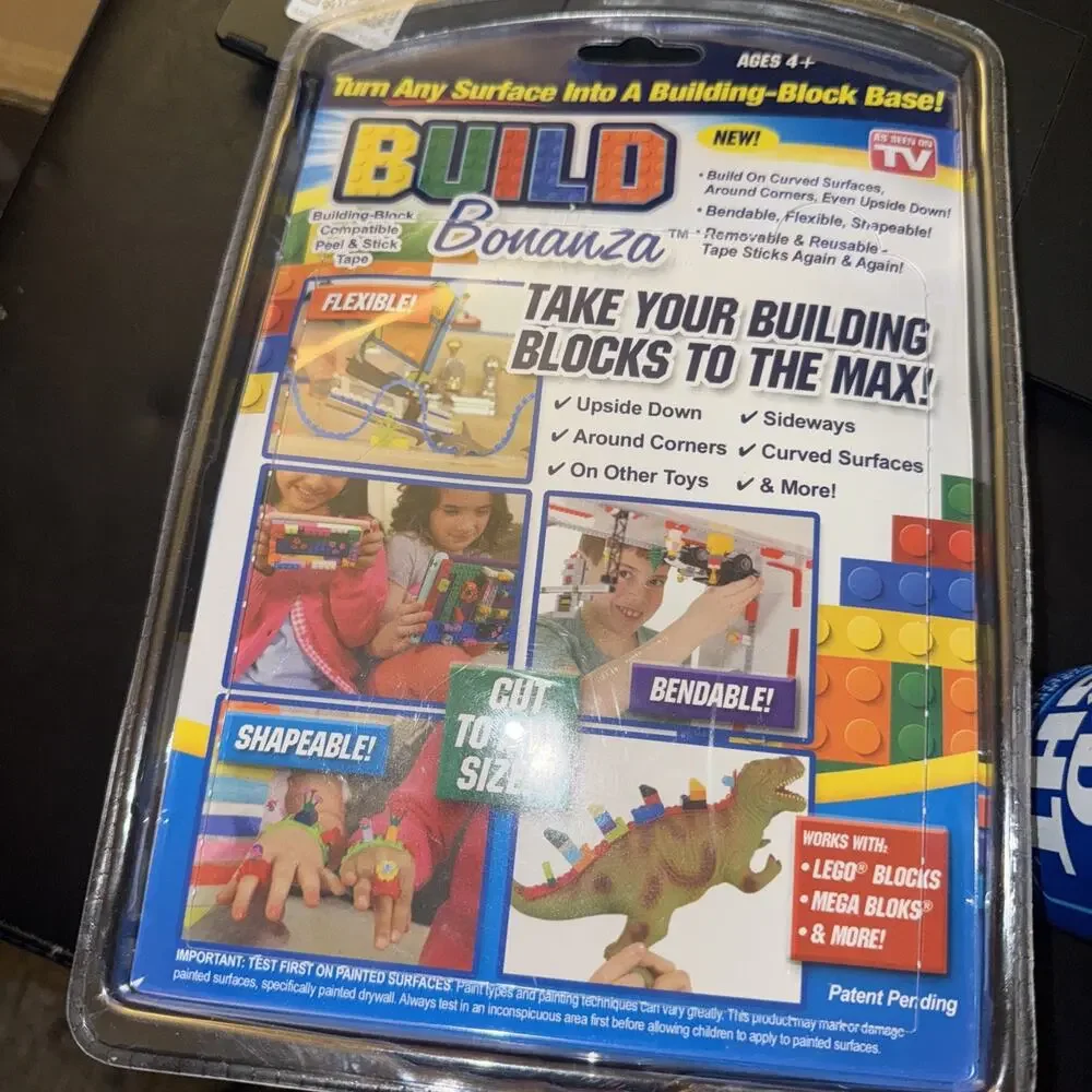 As Seen on TV - Build Bonanza Block Peel & Stick Tape for LEGO® and Mega® Blocks